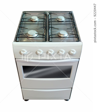 gas stove. Isolated on white 9220447
