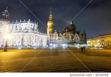 Dresden in night. Germany Dresden in night. Germany 9220448