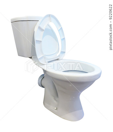 White toilet bowl over white backround White toilet bowl over white backround 9220622
