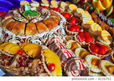 cakes on banquet table cakes on banquet table 9220701