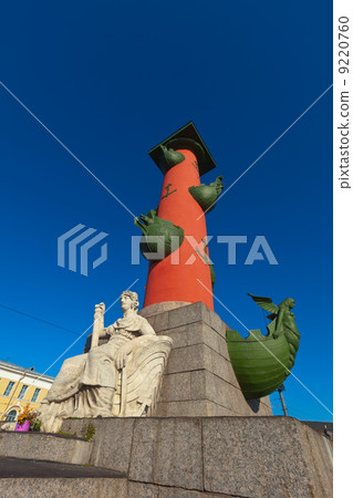 View of St. Petersburg. Rostral column 9220760