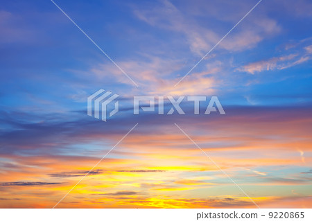 Sky background on sunrise 9220865