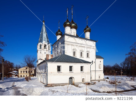 Cathedral at Vyazniki in winter. Russia Cathedral at Vyazniki in winter. Russia 9221196