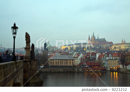 Evening view of Prague Evening view of Prague 9221212
