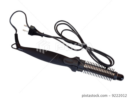 curling iron. Isolated with clipping path curling iron. Isolated with clipping path 9222012