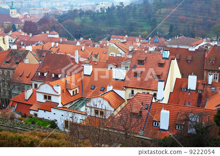Top view of Prague 9222054