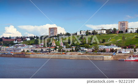 Nizhny Novgorod with Oka river. Russia 9222197