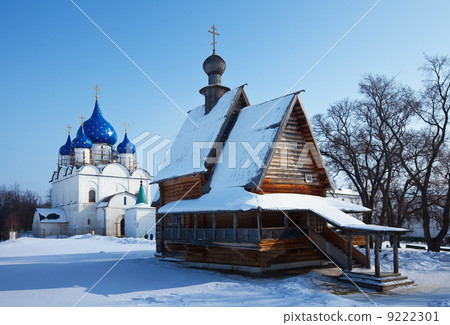 Churches at Suzdal in winter. Russia Churches at Suzdal in winter. Russia 9222301