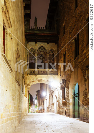 night view of Barrio Gotico 9222617