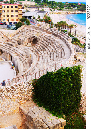 ruin of Roman amphitheater at Tarragona ruin of Roman amphitheater at Tarragona 9222701