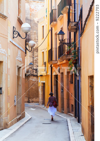 street of catalan town. Tarragona street of catalan town. Tarragona 9222703