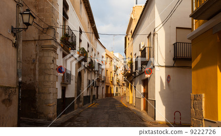 narrow street of spanish town. Sagunto narrow street of spanish town. Sagunto 9222726
