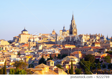 View of old town and Cathedral. Toledo View of old town and Cathedral. Toledo 9222789