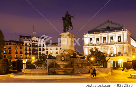 Night view of Madrid Night view of Madrid 9222823
