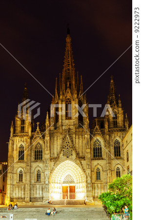 Catedral de Barcelona - Gothic Cathedral at Barrio Gotico Catedral de Barcelona - Gothic Cathedral at Barrio Gotico 9222973