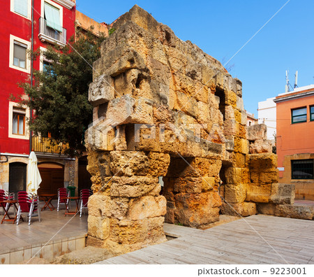 ruins of Roman walls. Tarragona ruins of Roman walls. Tarragona 9223001