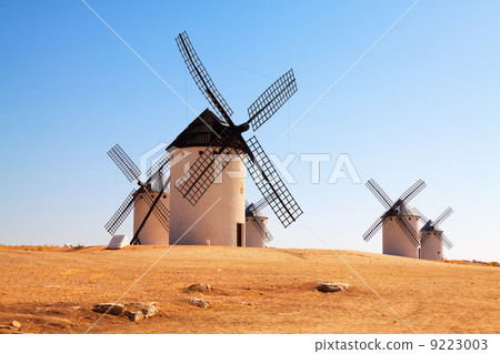 windmills in field windmills in field 9223003