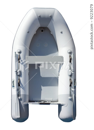 rubber boat. Isolated over white rubber boat. Isolated over white 9223079