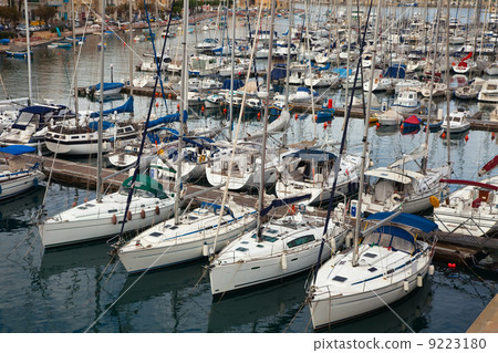 Many yachts. Mediterranean 9223180