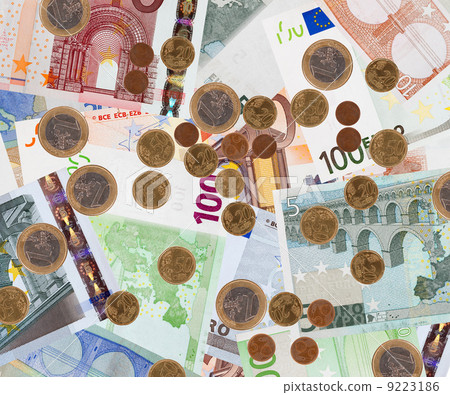 Background of euro banknotes 9223186