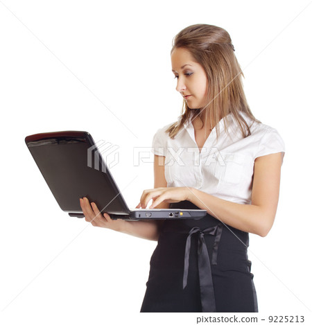 Business Woman With Laptop Business Woman With Laptop 9225213