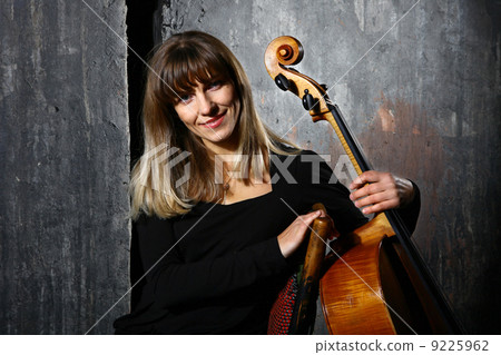 Beautiful cello musician 9225962