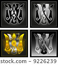 Monogram v, w 9226239