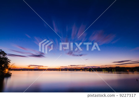 sunset at lake wylie 9227317