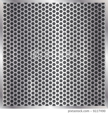 Vector metallic silver cell background 9227490