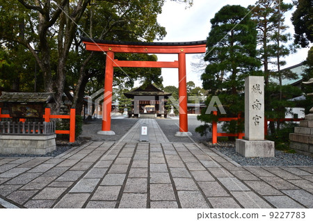 "One torii" in Shonan Palace, "Shito", "Mai shrine" (Fushimi-ku, Fushimi-ku Nakajima-bird-nibetsu-cho, Kyoto City) 9227783
