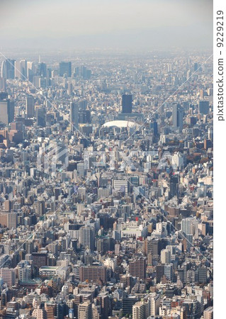 從東京天空樹看的東京風景 從東京天空樹看的東京風景 9229219