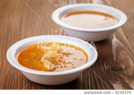 traditional russian cabbage soup shchi 9230374