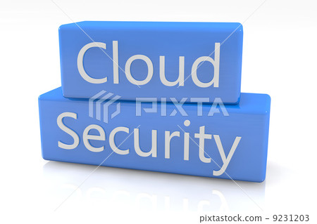 Blue box Cloud Security - Stock Illustration [9231203] - PIXTA