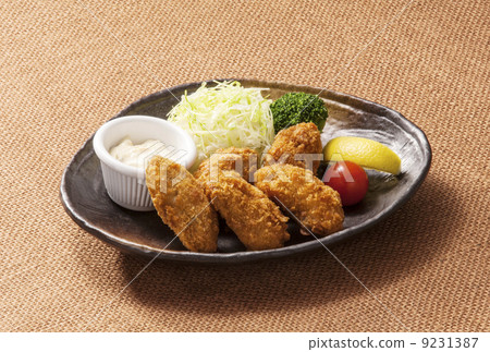 Fried oysters, fried oysters, fried food, side dishes 9231387
