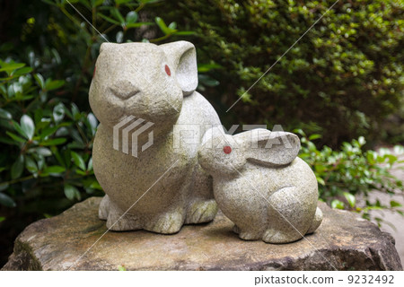 Oyazaki Okazaki Shrine父母和兔子 9232492