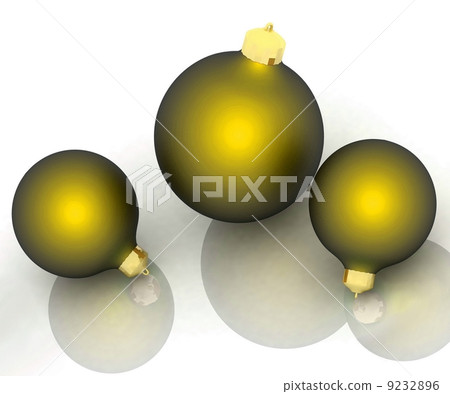 Three christmas balls 9232896