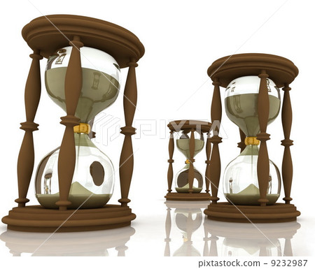 Abstract image of sand-glasses 9232987