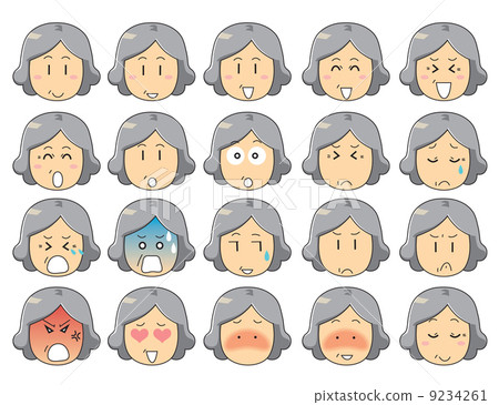 Female face / facial expression 9234261