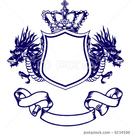 Dragon Emblem Stock Illustration