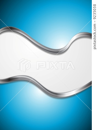 Bright blue vector abstract background - Stock Illustration [9235038 ...
