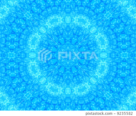 Blue abstract pattern - Stock Illustration [9235582] - PIXTA