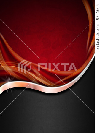 Red Black and Metal Luxury Background - Stock Illustration [9235605 ...