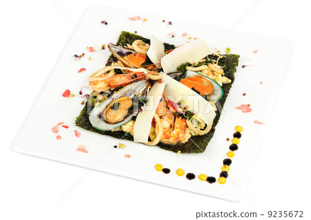 Risotto with seafood Risotto with seafood 9235672