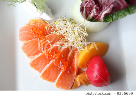 salmon sashimi salmon sashimi 9236699
