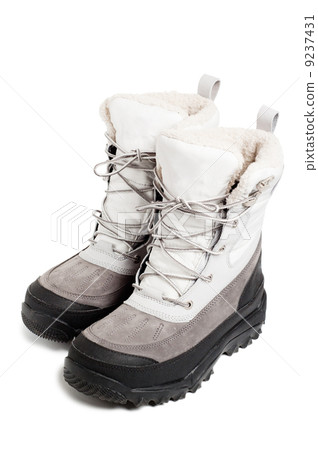 women's winter boots, isolated on white women's winter boots, isolated on white 9237431