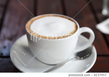 coffee on wood background 9237457