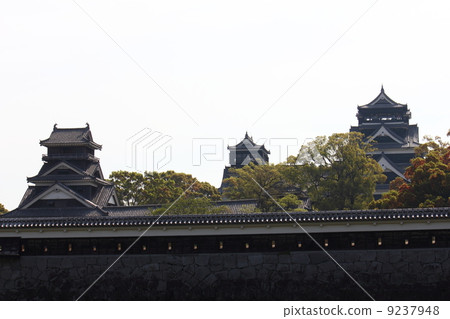 熊本城，烏多塔和熊本城堡寺堡 9237948