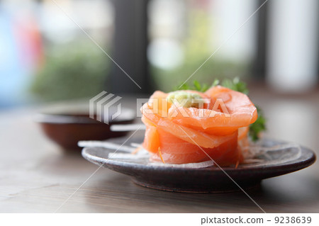 salmon sashimi salmon sashimi 9238639