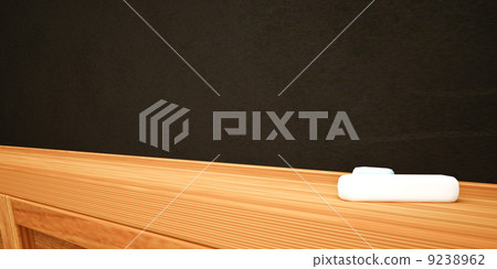 Blank Black School Chalk Board 9238962
