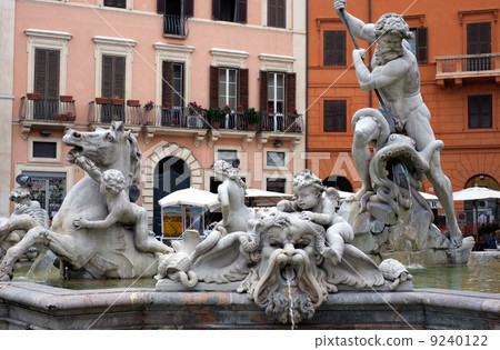Neptune's fountain Rome Neptune's fountain Rome 9240122
